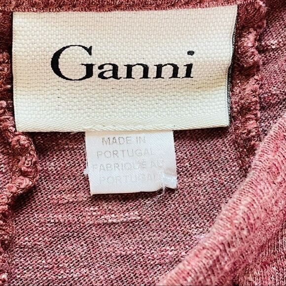 Anthropologie Ganni Swing Dress Winter Jersey Size Small - Picture 5 of 8